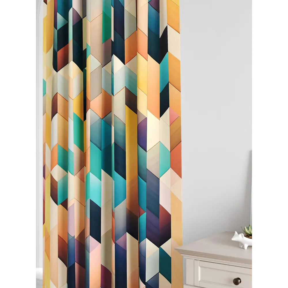 Фото 4 Комплект штор на шторной ленте Comfy Way Рифирал 150x250 см цвет бежевый Фото 4 Комплект штор на шторной ленте Comfy Way Рифирал 150x250 см цвет бежевый