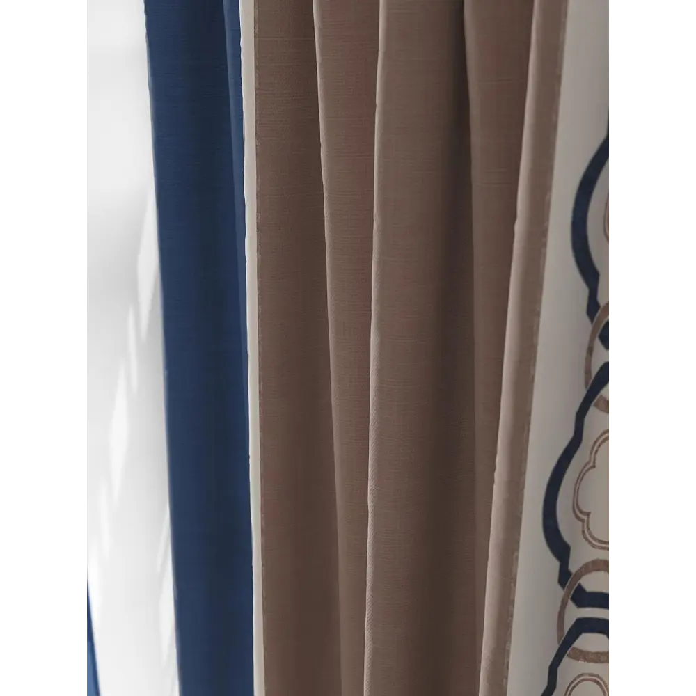 Фото 4 Комплект штор на шторной ленте Comfy Way Генвирлот 150x230 см цвет коричневый Фото 4 Комплект штор на шторной ленте Comfy Way Генвирлот 150x230 см цвет коричневый