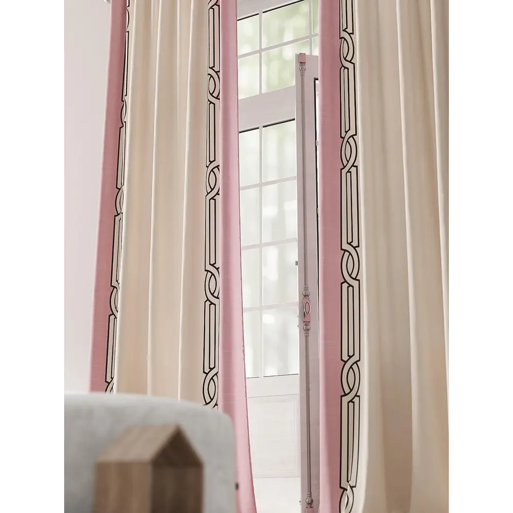 Фото 3 Комплект штор на шторной ленте Comfy Way Алюрнс 150x230 см цвет розовый Фото 3 Комплект штор на шторной ленте Comfy Way Алюрнс 150x230 см цвет розовый