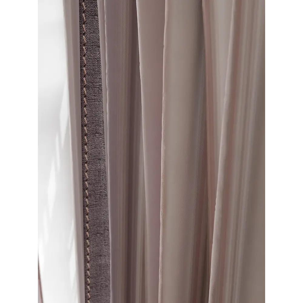 Фото 4 Комплект штор на шторной ленте Comfy Way Денвирст 150x230 см цвет коричневый Фото 4 Комплект штор на шторной ленте Comfy Way Денвирст 150x230 см цвет коричневый