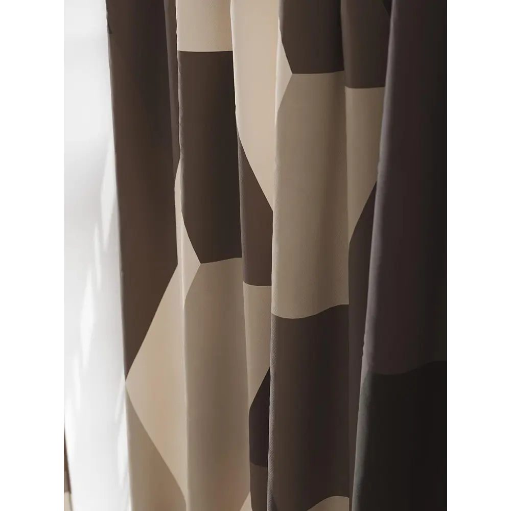 Фото 4 Комплект штор на шторной ленте Comfy Way Лорегинс 150x230 см цвет бежевый