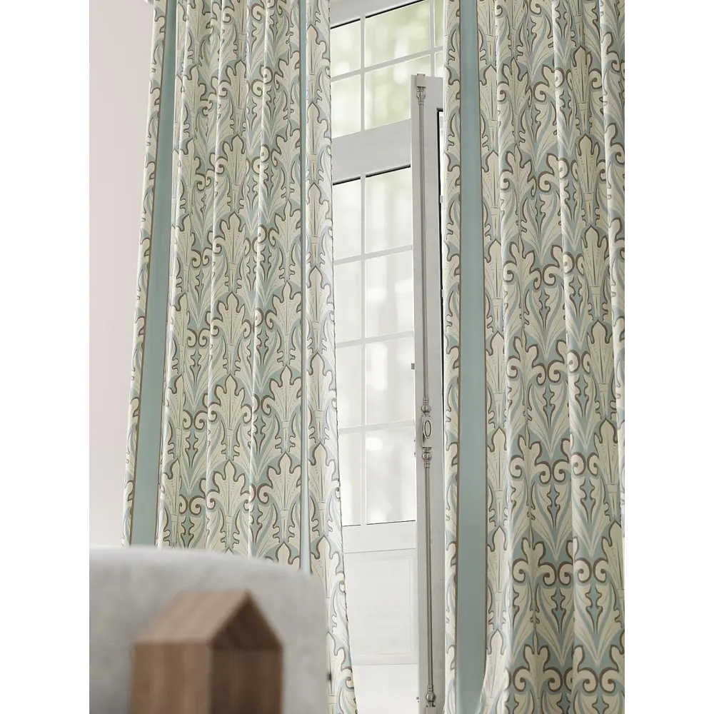 Фото 2 Комплект штор на шторной ленте Comfy Way Ранфикрус 150x230 см цвет бежевый Фото 2 Комплект штор на шторной ленте Comfy Way Ранфикрус 150x230 см цвет бежевый