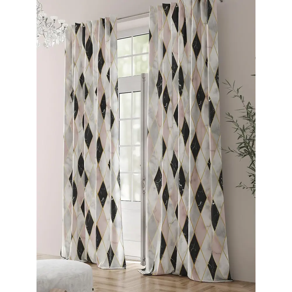 Фото 2 Комплект штор на шторной ленте Comfy Way Ранифирс 150x230 см цвет белый Фото 2 Комплект штор на шторной ленте Comfy Way Ранифирс 150x230 см цвет белый