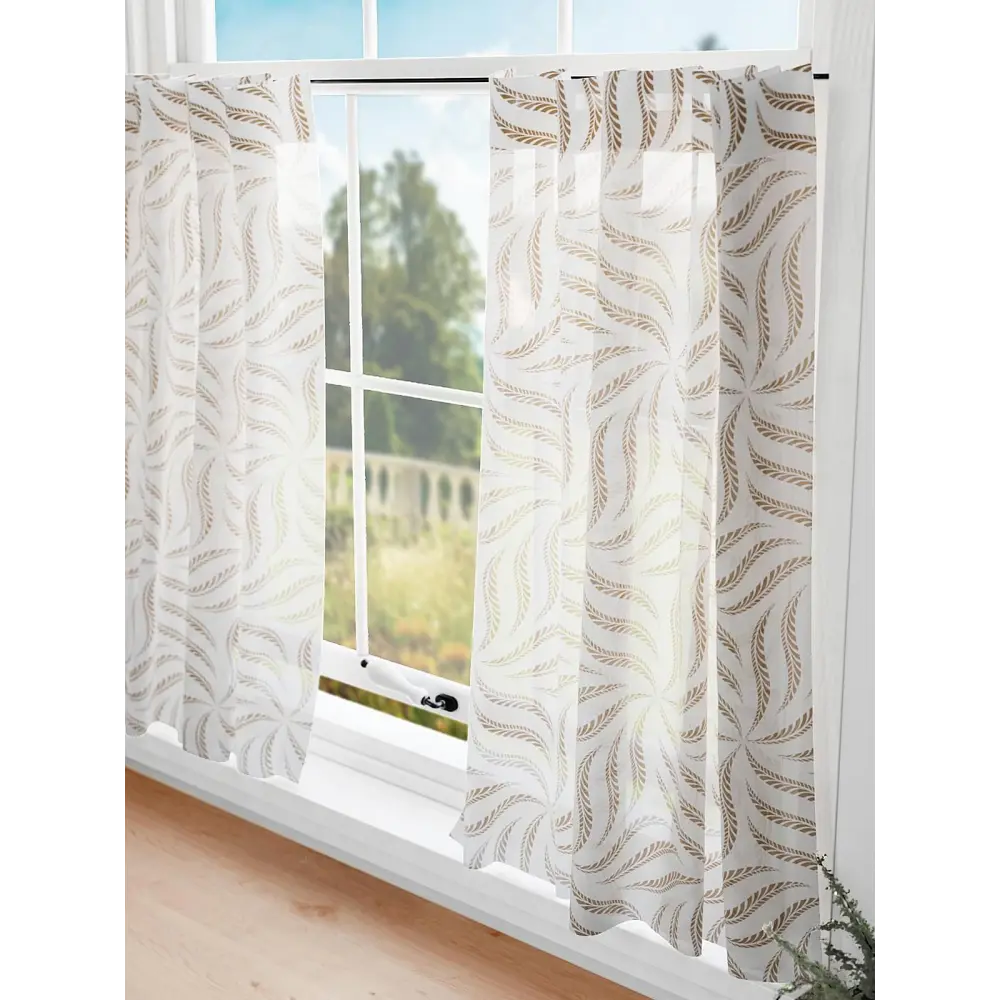 Фото 2 Комплект штор на кулиске Comfy Way Лофиорт 75x60 см цвет бежевый Фото 2 Комплект штор на кулиске Comfy Way Лофиорт 75x60 см цвет бежевый