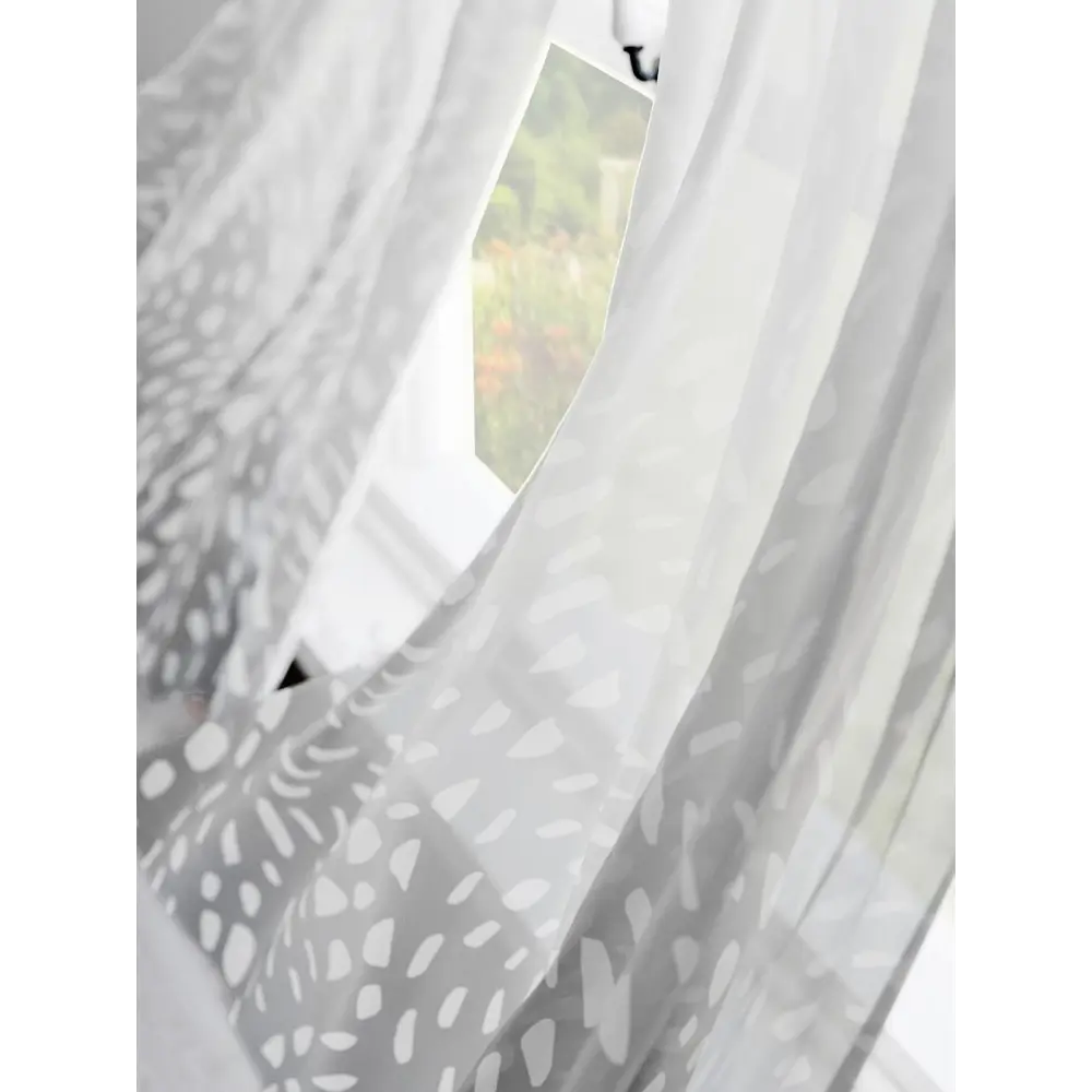 Фото 3 Комплект штор на кулиске Comfy Way Мантрелс 75x60 см цвет белый Фото 3 Комплект штор на кулиске Comfy Way Мантрелс 75x60 см цвет белый