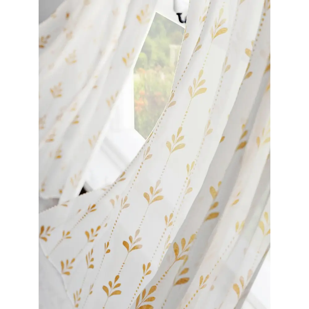 Фото 3 Комплект штор на кулиске Comfy Way Филдрис 75x60 см цвет белый