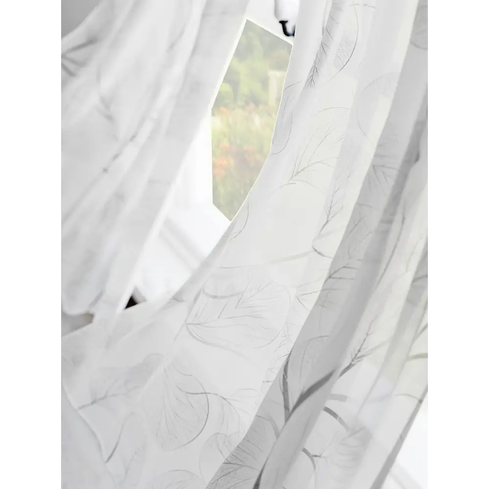 Фото 2 Комплект штор на кулиске Comfy Way Шенкорст 75x60 см цвет серый Фото 2 Комплект штор на кулиске Comfy Way Шенкорст 75x60 см цвет серый