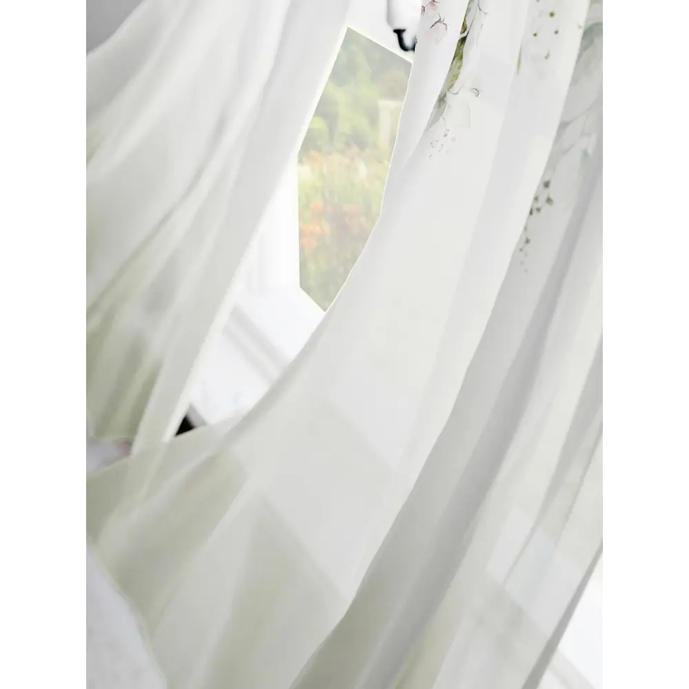 Фото 3 Комплект штор на кулиске Comfy Way Лиривинс 75x60 см цвет белый Фото 3 Комплект штор на кулиске Comfy Way Лиривинс 75x60 см цвет белый