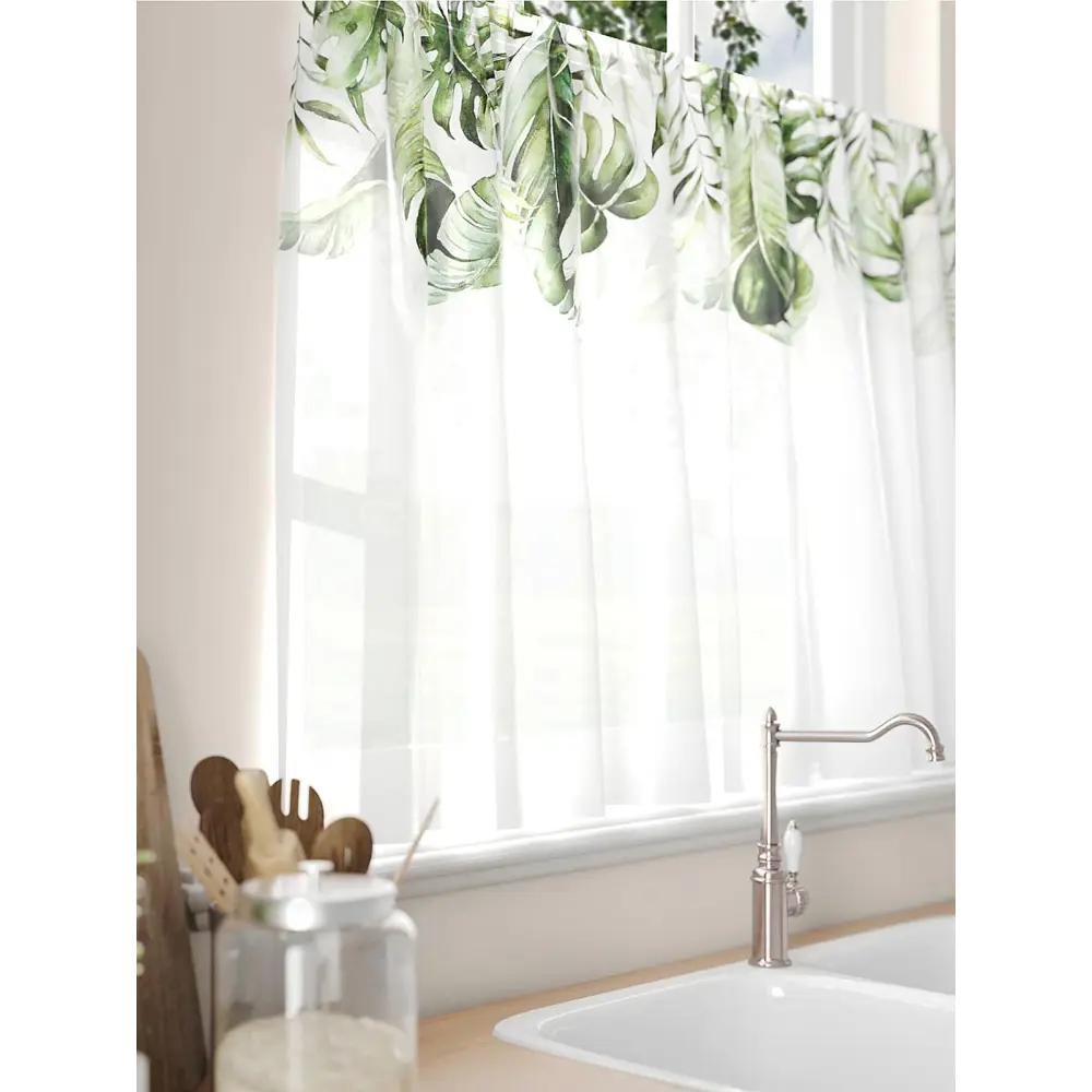 Фото 6 Тюль на кулиске Comfy Way Ренеор 150x60 см цвет белый Фото 6 Тюль на кулиске Comfy Way Ренеор 150x60 см цвет белый