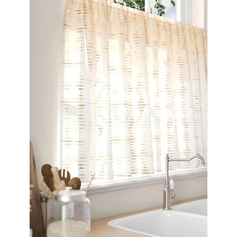 Фото 5 Тюль на кулиске Comfy Way Рантвилс 150x60 см цвет бежевый Фото 5 Тюль на кулиске Comfy Way Рантвилс 150x60 см цвет бежевый