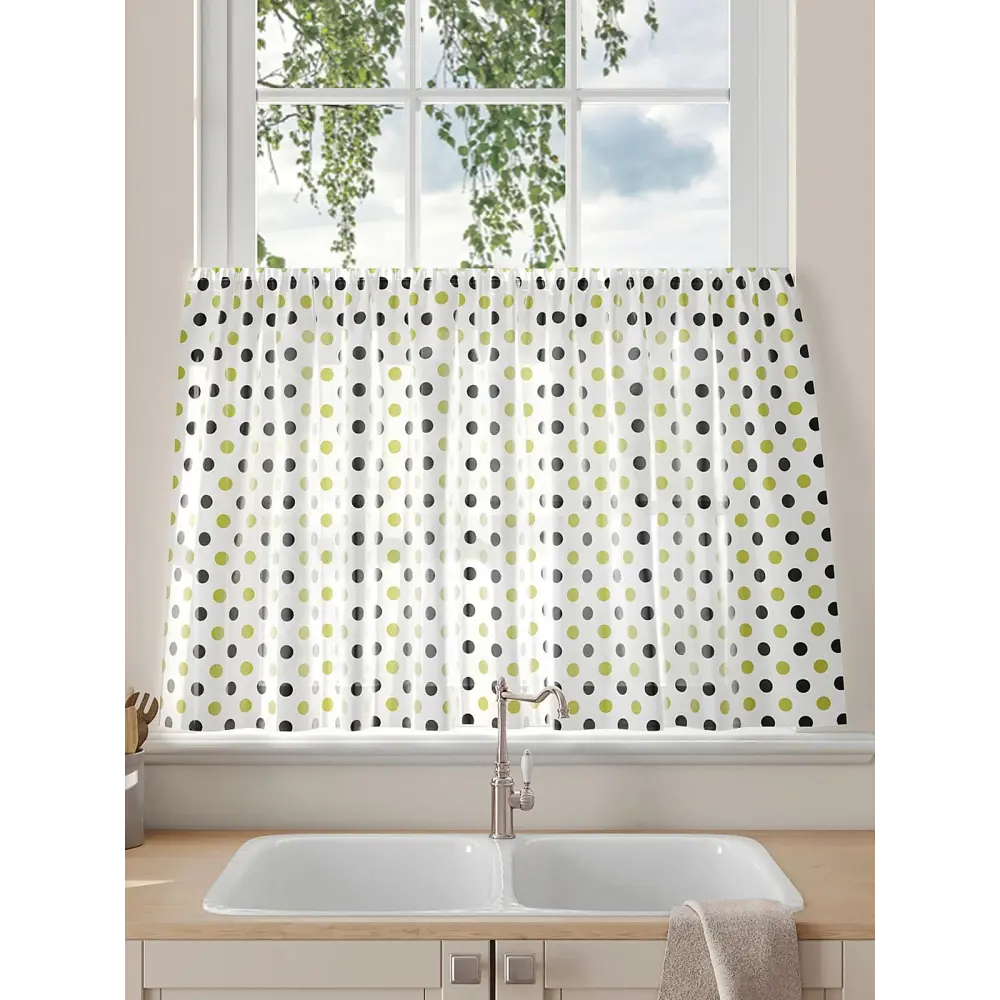 Фото 2 Тюль на кулиске Comfy Way Лирмитер 150x60 см цвет белый Фото 2 Тюль на кулиске Comfy Way Лирмитер 150x60 см цвет белый