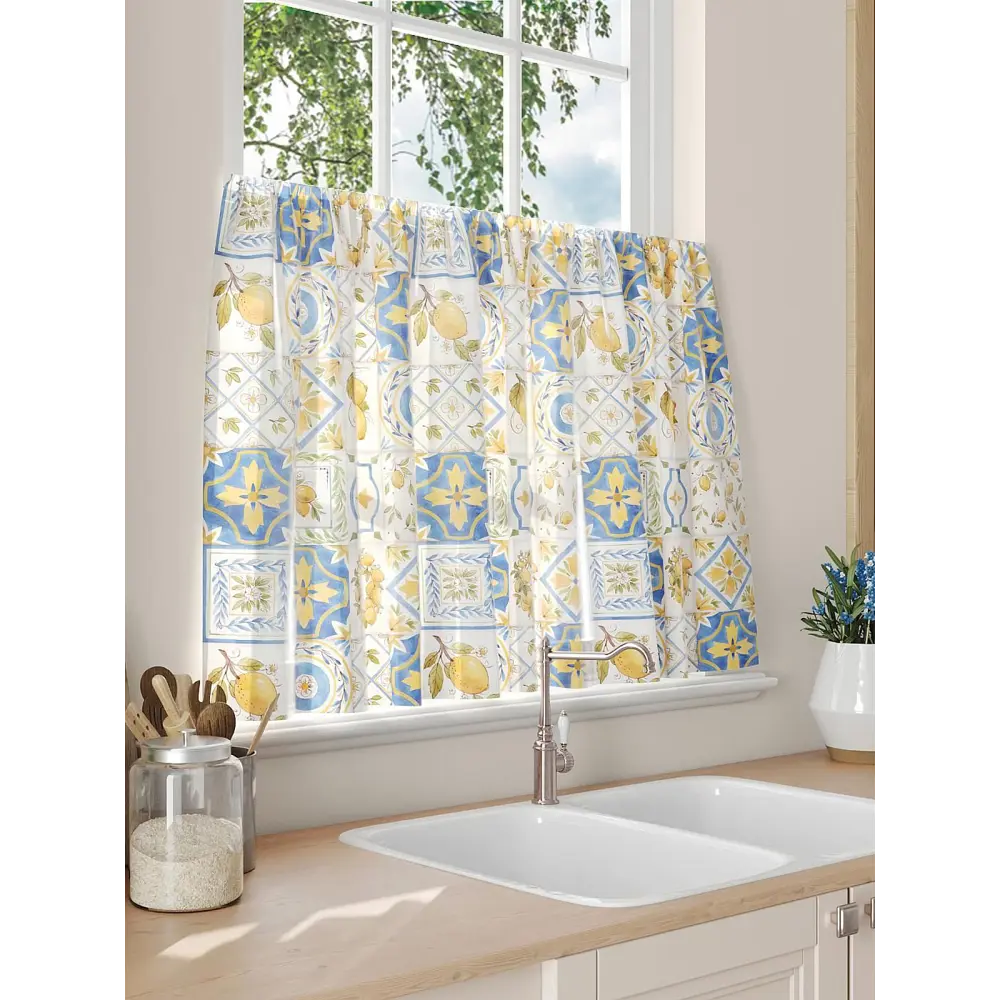 Фото 3 Тюль на кулиске Comfy Way Ханвиртис 150x60 см цвет белый