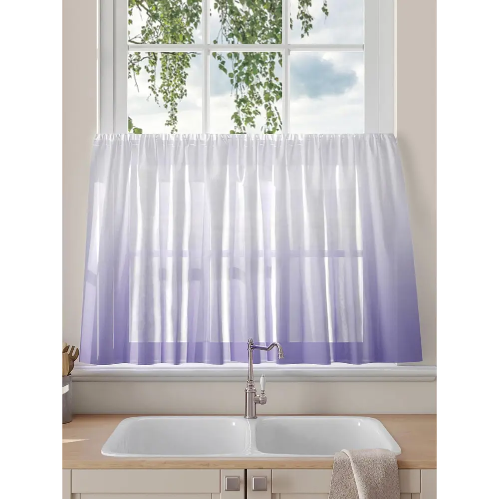 Фото 2 Тюль на кулиске Comfy Way Фарвирс 150x60 см цвет фиолетовый Фото 2 Тюль на кулиске Comfy Way Фарвирс 150x60 см цвет фиолетовый