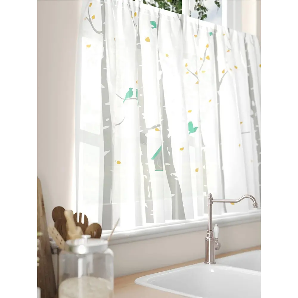 Фото 6 Тюль на кулиске Comfy Way Мираминс 150x60 см цвет белый Фото 6 Тюль на кулиске Comfy Way Мираминс 150x60 см цвет белый
