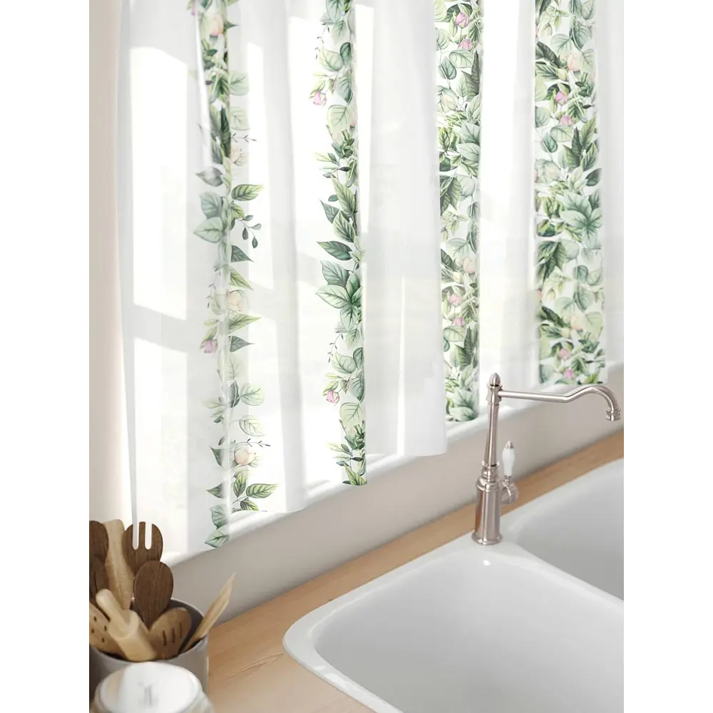 Фото 5 Тюль на кулиске Comfy Way Ларимирт 150x60 см цвет белый Фото 5 Тюль на кулиске Comfy Way Ларимирт 150x60 см цвет белый