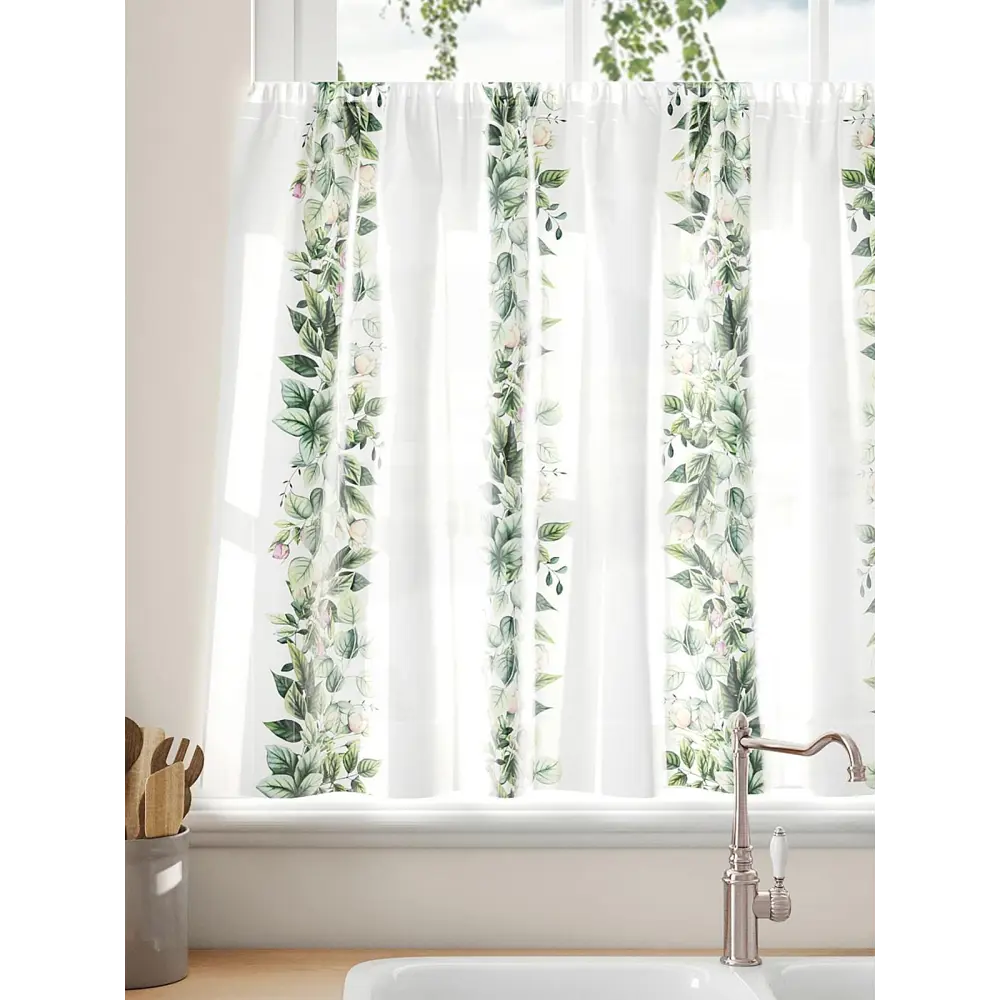 Фото 4 Тюль на кулиске Comfy Way Ларимирт 150x60 см цвет белый Фото 4 Тюль на кулиске Comfy Way Ларимирт 150x60 см цвет белый