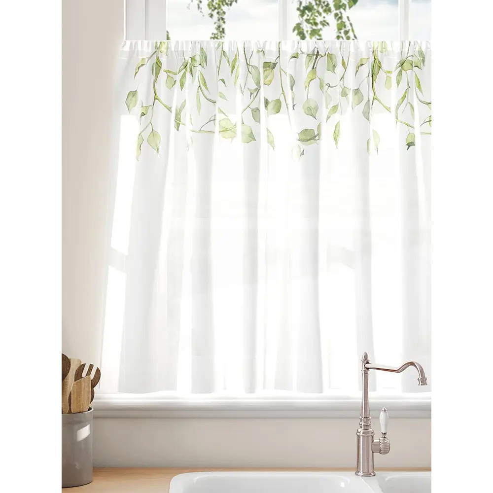 Фото 3 Тюль на кулиске Comfy Way Фирлант 150x60 см цвет белый Фото 3 Тюль на кулиске Comfy Way Фирлант 150x60 см цвет белый