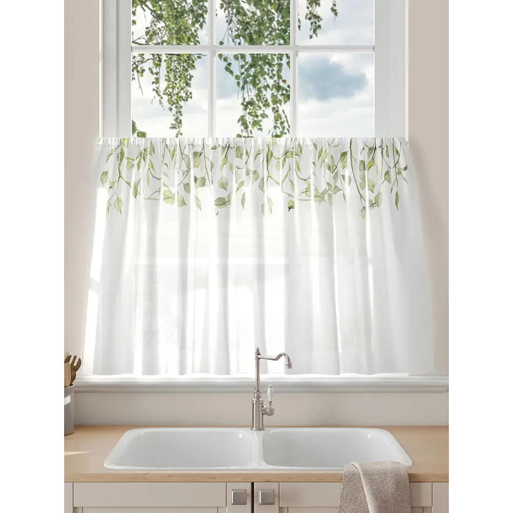 Фото Тюль на кулиске Comfy Way Фирлант 150x60 см цвет белый Фото Тюль на кулиске Comfy Way Фирлант 150x60 см цвет белый