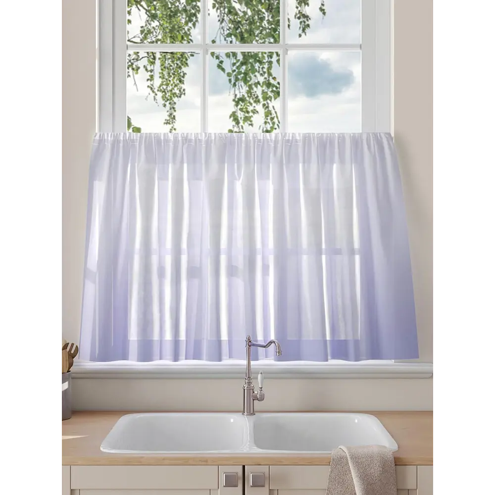 Фото 2 Тюль на кулиске Comfy Way Ранвилар 150x60 см цвет фиолетовый Фото 2 Тюль на кулиске Comfy Way Ранвилар 150x60 см цвет фиолетовый