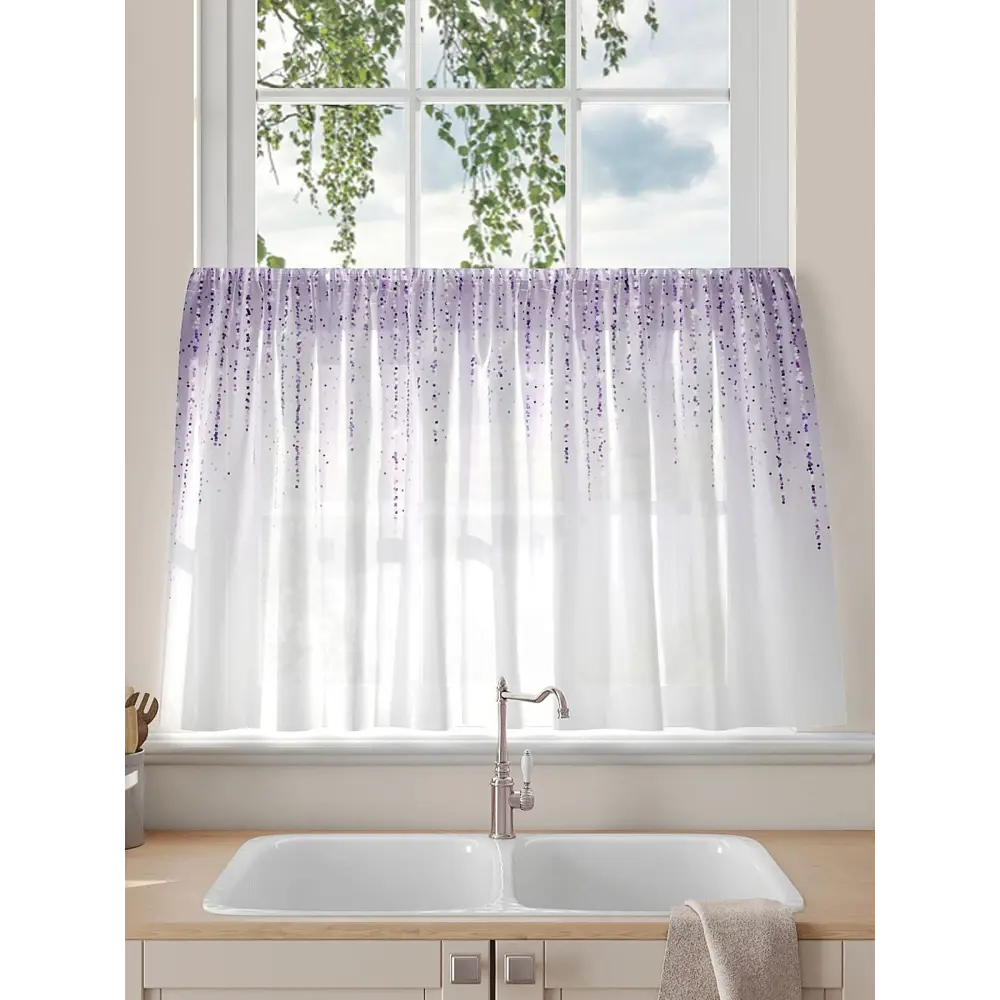 Фото 2 Тюль на кулиске Comfy Way Ларвинар 150x60 см цвет белый Фото 2 Тюль на кулиске Comfy Way Ларвинар 150x60 см цвет белый