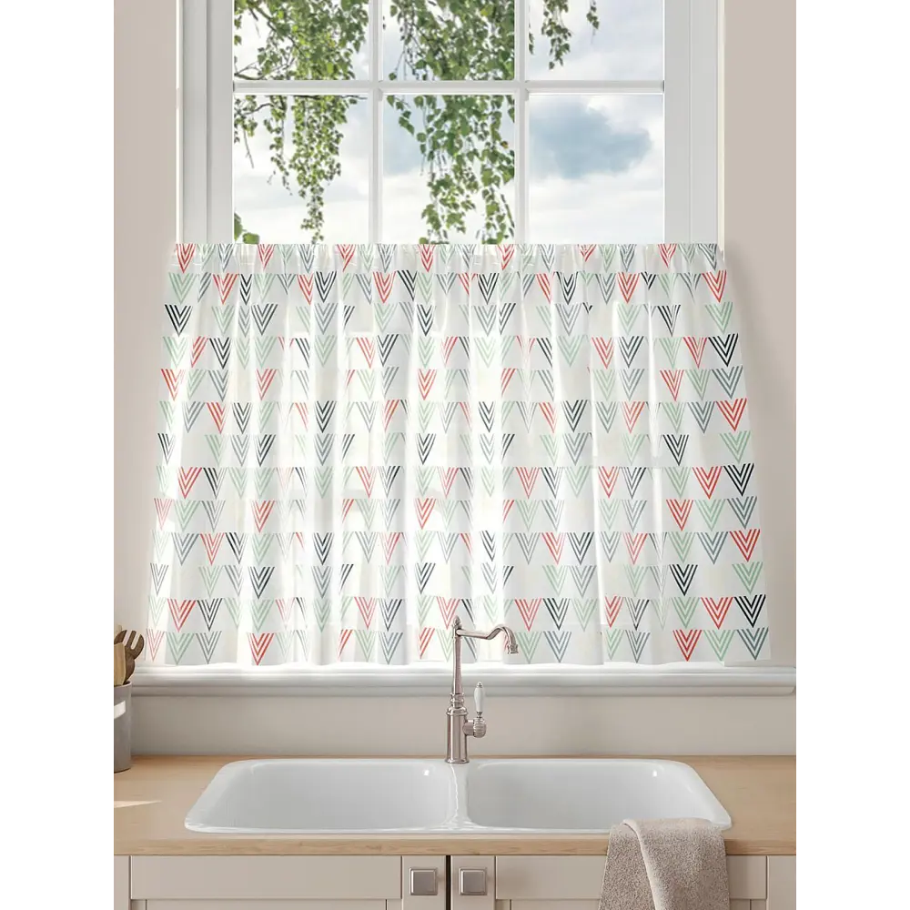 Фото 2 Тюль на кулиске Comfy Way Рондрос 150x60 см цвет белый Фото 2 Тюль на кулиске Comfy Way Рондрос 150x60 см цвет белый