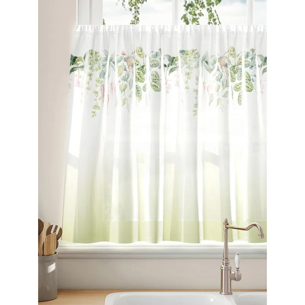 Фото 4 Тюль на кулиске Comfy Way Ларнимарс 150x60 см цвет белый Фото 4 Тюль на кулиске Comfy Way Ларнимарс 150x60 см цвет белый