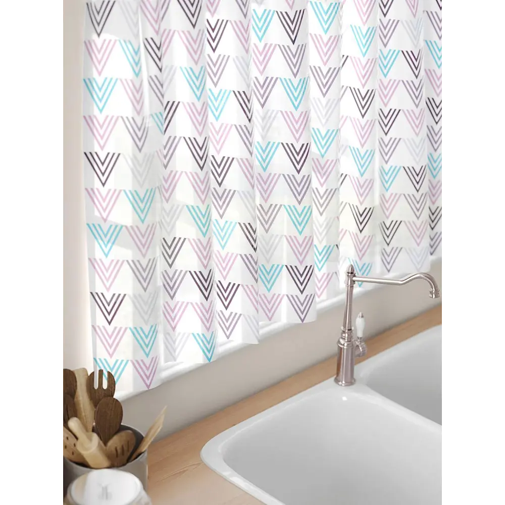 Фото 5 Тюль на кулиске Comfy Way Монролс 150x60 см цвет белый Фото 5 Тюль на кулиске Comfy Way Монролс 150x60 см цвет белый