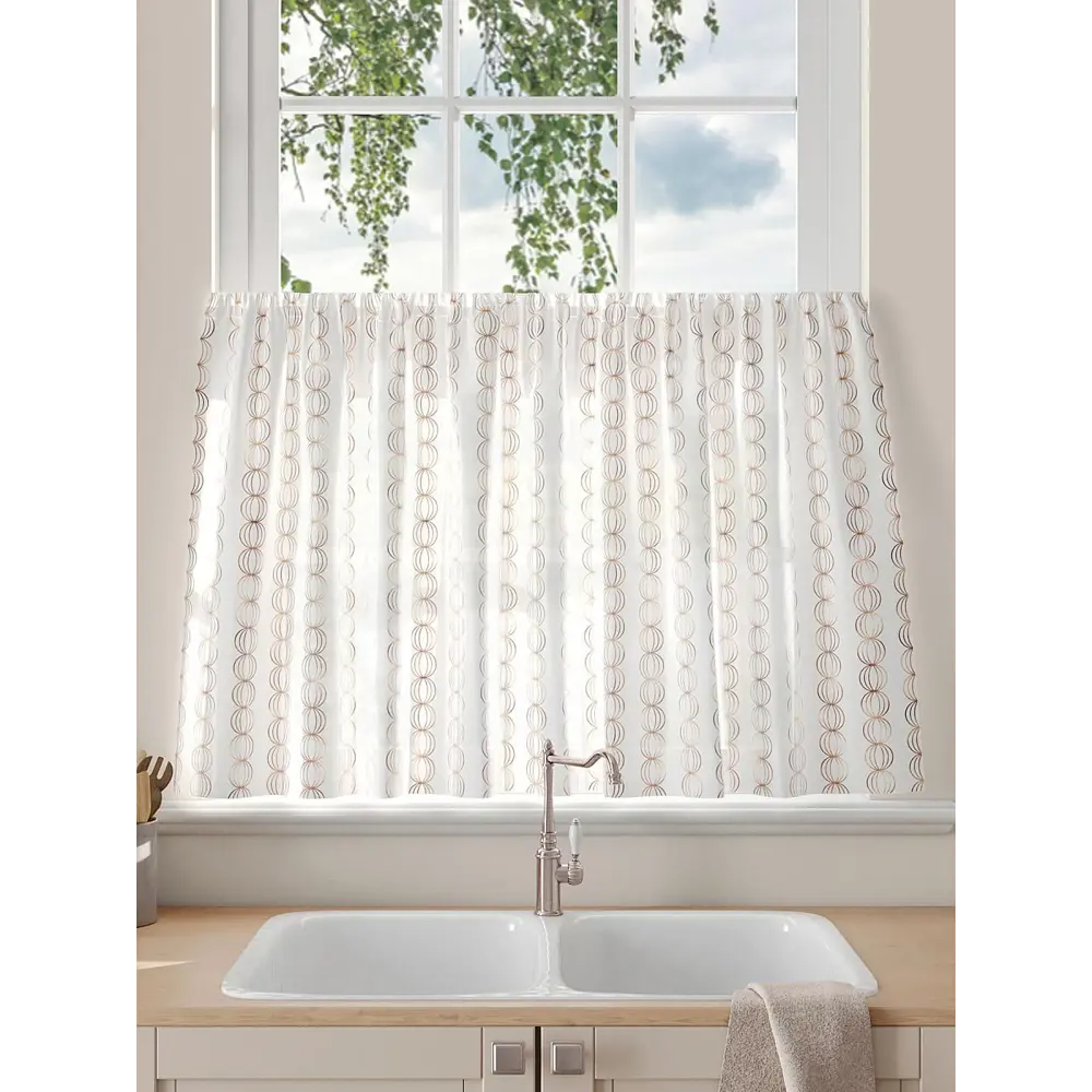 Фото 2 Тюль на кулиске Comfy Way Генворлс 150x60 см цвет белый Фото 2 Тюль на кулиске Comfy Way Генворлс 150x60 см цвет белый
