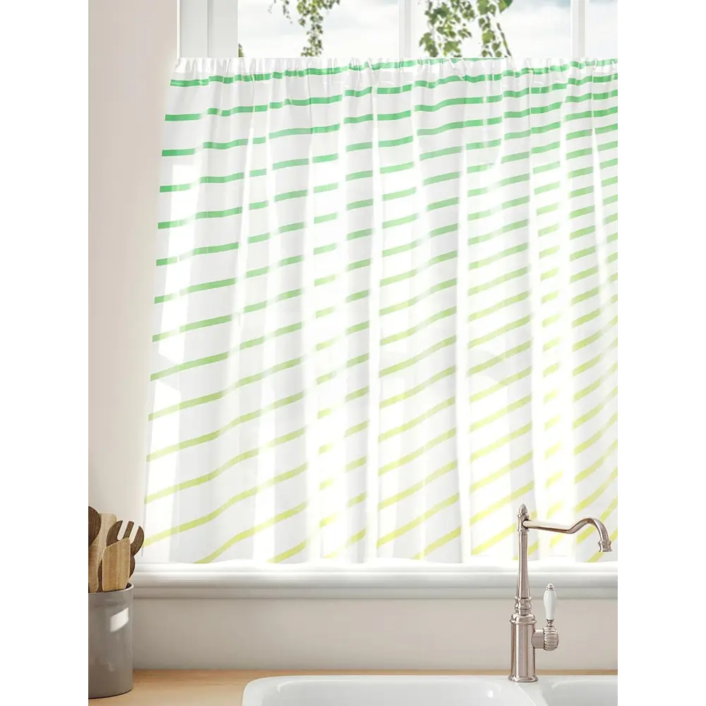 Фото 4 Тюль на кулиске Comfy Way Рокенес 150x60 см цвет белый Фото 4 Тюль на кулиске Comfy Way Рокенес 150x60 см цвет белый