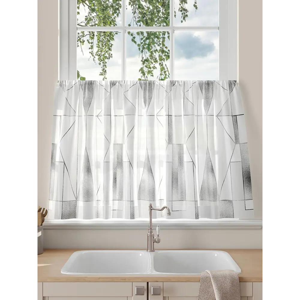 Фото 2 Тюль на кулиске Comfy Way Ларитикс 150x60 см цвет белый Фото 2 Тюль на кулиске Comfy Way Ларитикс 150x60 см цвет белый
