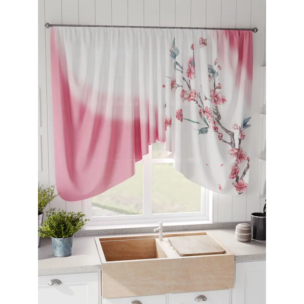 Фото 6 Штора на шторной ленте Comfy Way Ланемирас 300x130 см цвет белый Фото 6 Штора на шторной ленте Comfy Way Ланемирас 300x130 см цвет белый