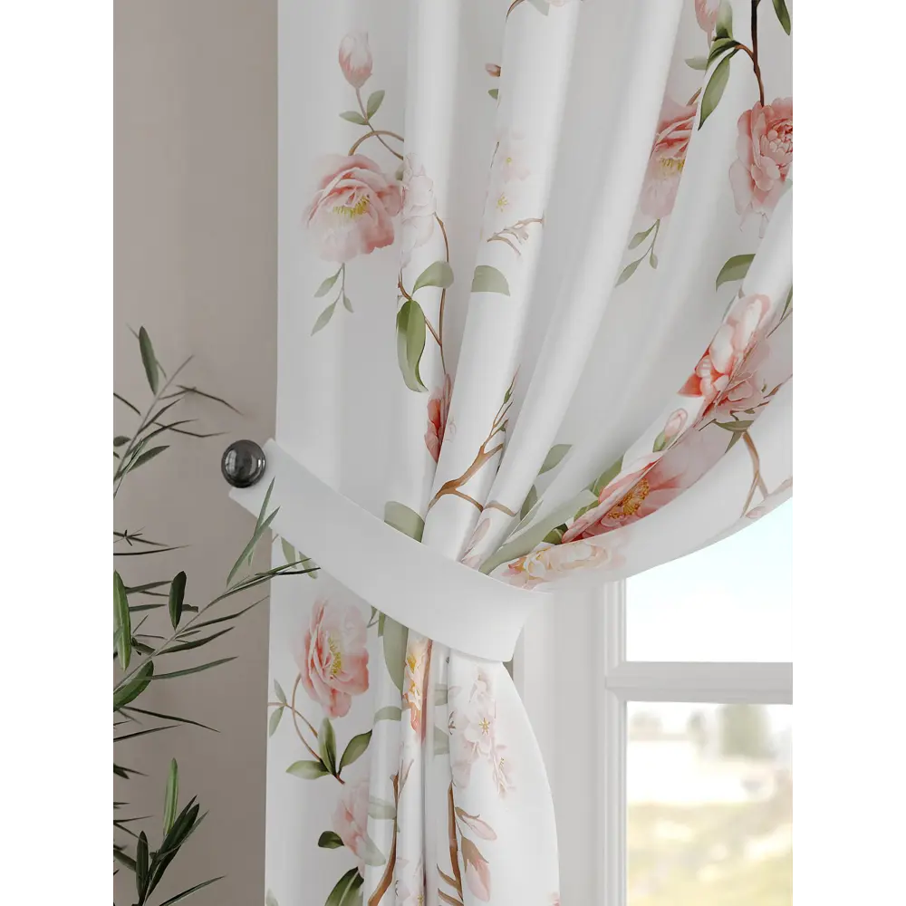 Фото 4 Комплект штор на шторной ленте Comfy Way Вистра 150x160 см цвет белый Фото 4 Комплект штор на шторной ленте Comfy Way Вистра 150x160 см цвет белый