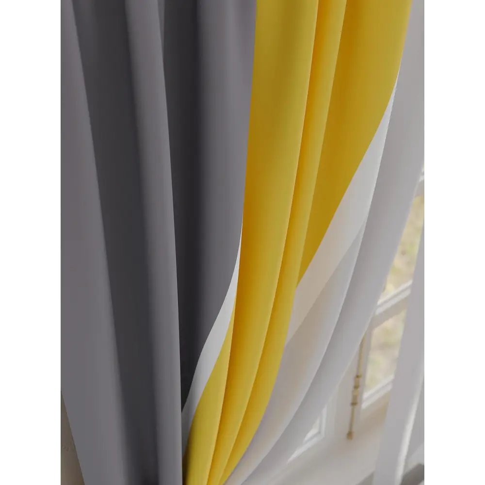 Фото 4 Комплект штор на шторной ленте Comfy Way Фиратон 150x160 см цвет белый Фото 4 Комплект штор на шторной ленте Comfy Way Фиратон 150x160 см цвет белый