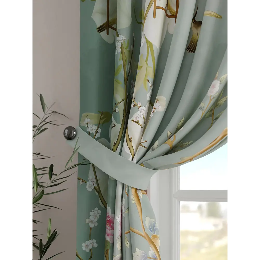 Фото 4 Комплект штор на шторной ленте Comfy Way Астикон 150x160 см цвет бежевый