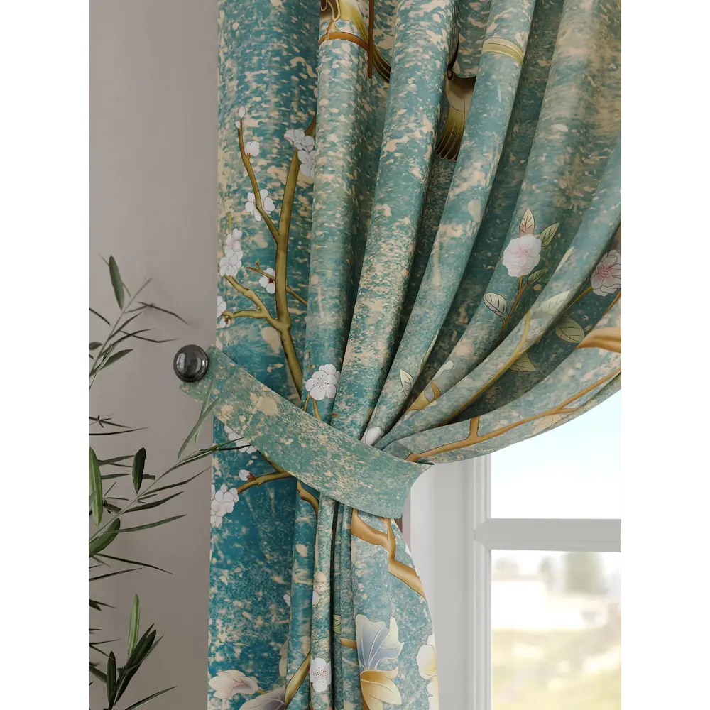 Фото 4 Комплект штор на шторной ленте Comfy Way Эристон 150x160 см цвет бежевый Фото 4 Комплект штор на шторной ленте Comfy Way Эристон 150x160 см цвет бежевый