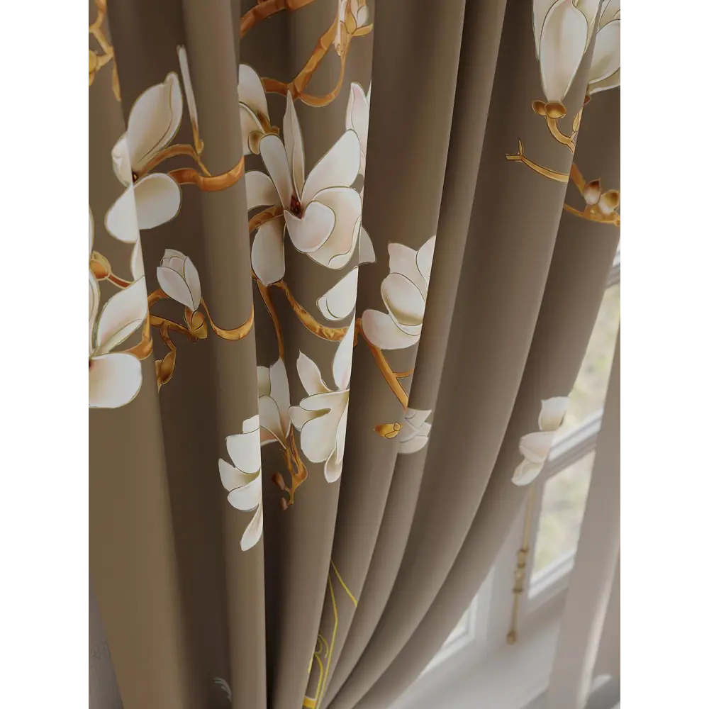 Фото 5 Комплект штор на шторной ленте Comfy Way Цвитон 150x160 см цвет белый Фото 5 Комплект штор на шторной ленте Comfy Way Цвитон 150x160 см цвет белый
