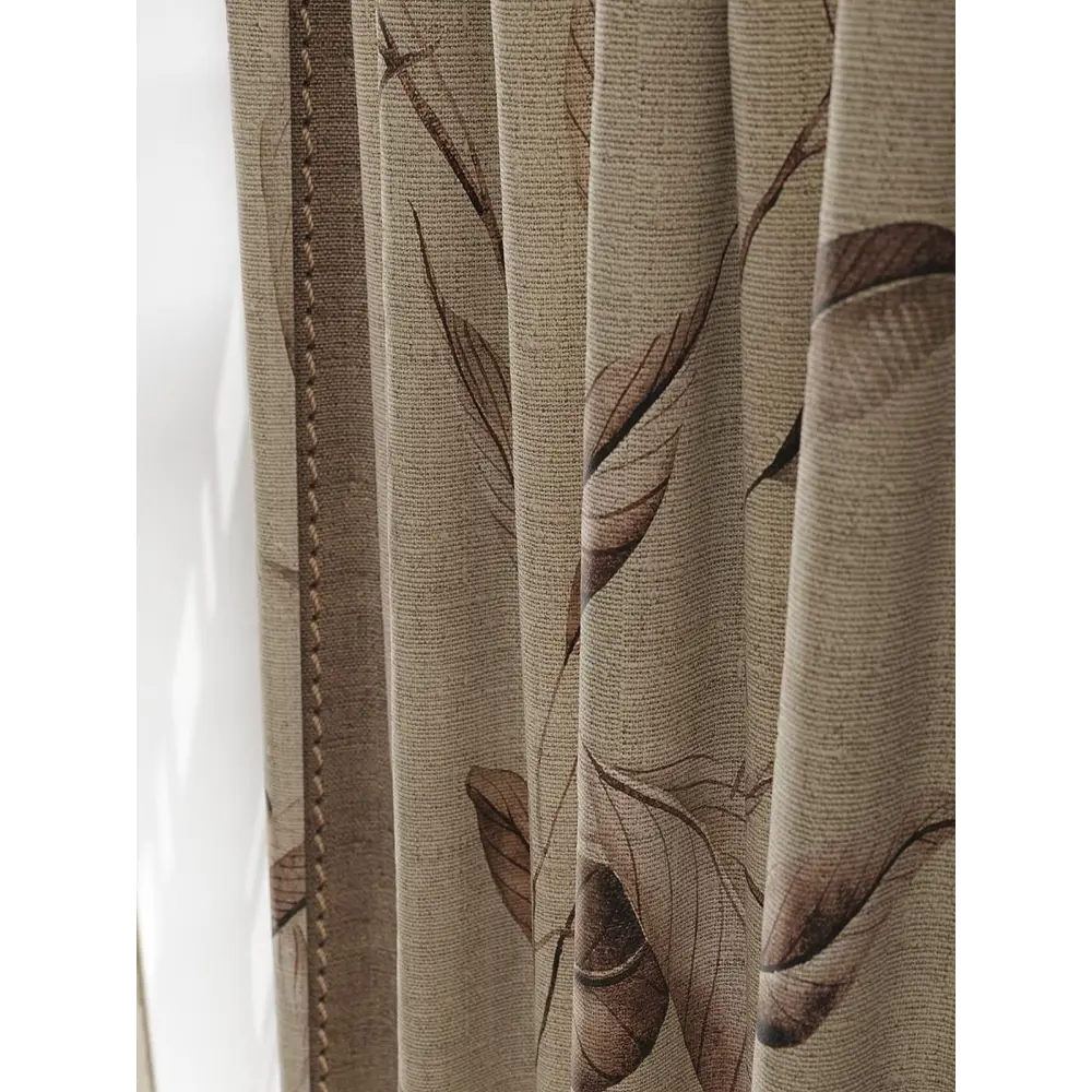 Фото 4 Комплект штор на шторной ленте Comfy Way Рефанктис 150x230 см цвет бежевый