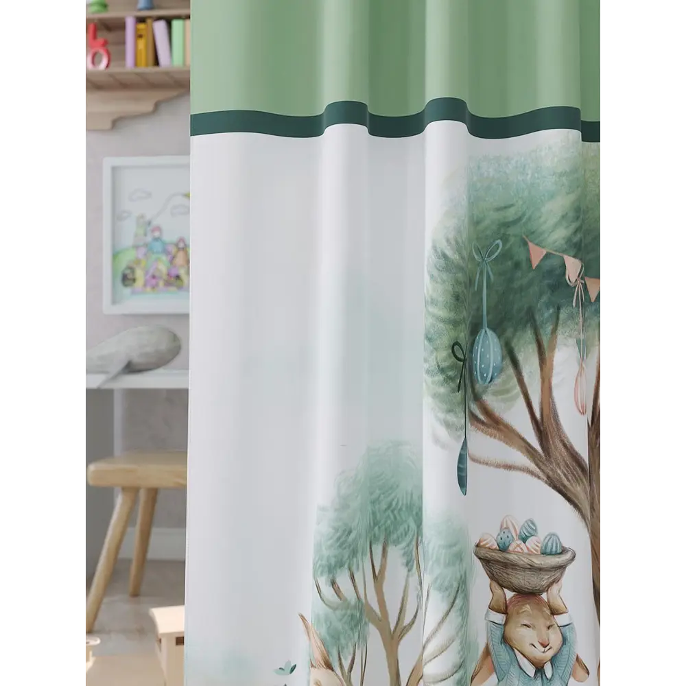 Фото 2 Штора на шторной ленте Comfy Way Бафиор 150x260 см цвет белый Фото 2 Штора на шторной ленте Comfy Way Бафиор 150x260 см цвет белый
