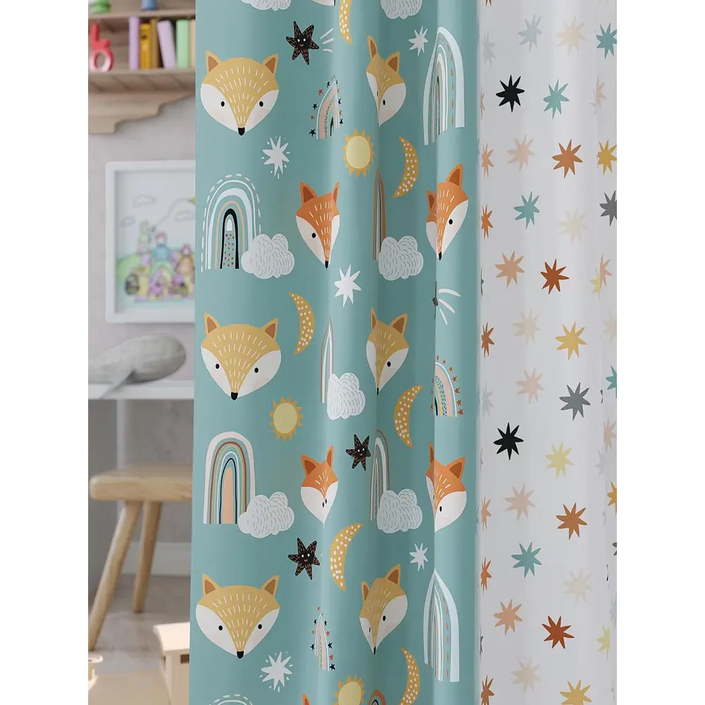 Фото 2 Штора на шторной ленте Comfy Way Фокси 150x260 см цвет белый Фото 2 Штора на шторной ленте Comfy Way Фокси 150x260 см цвет белый