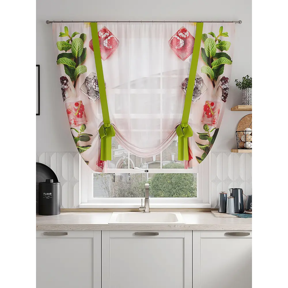 Фото 3 Тюль на шторной ленте Comfy Way Воларс 150x150 см цвет белый Фото 3 Тюль на шторной ленте Comfy Way Воларс 150x150 см цвет белый