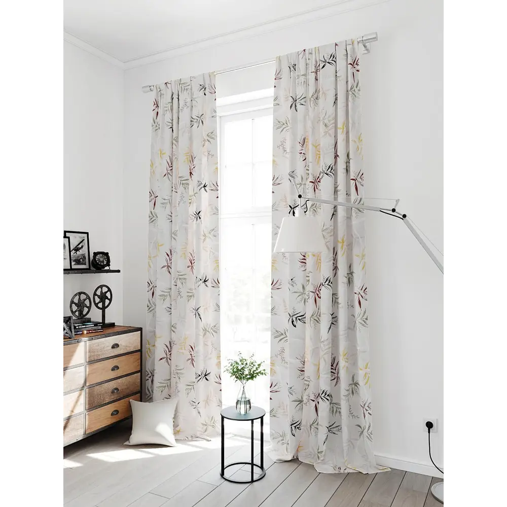 Фото 3 Комплект штор на шторной ленте Comfy Way Фирител 150x300 см цвет бежевый Фото 3 Комплект штор на шторной ленте Comfy Way Фирител 150x300 см цвет бежевый