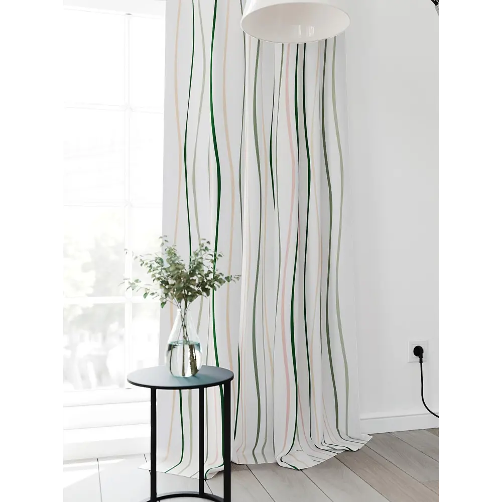 Фото 4 Комплект штор на шторной ленте Comfy Way Фонриолс 150x300 см цвет белый Фото 4 Комплект штор на шторной ленте Comfy Way Фонриолс 150x300 см цвет белый