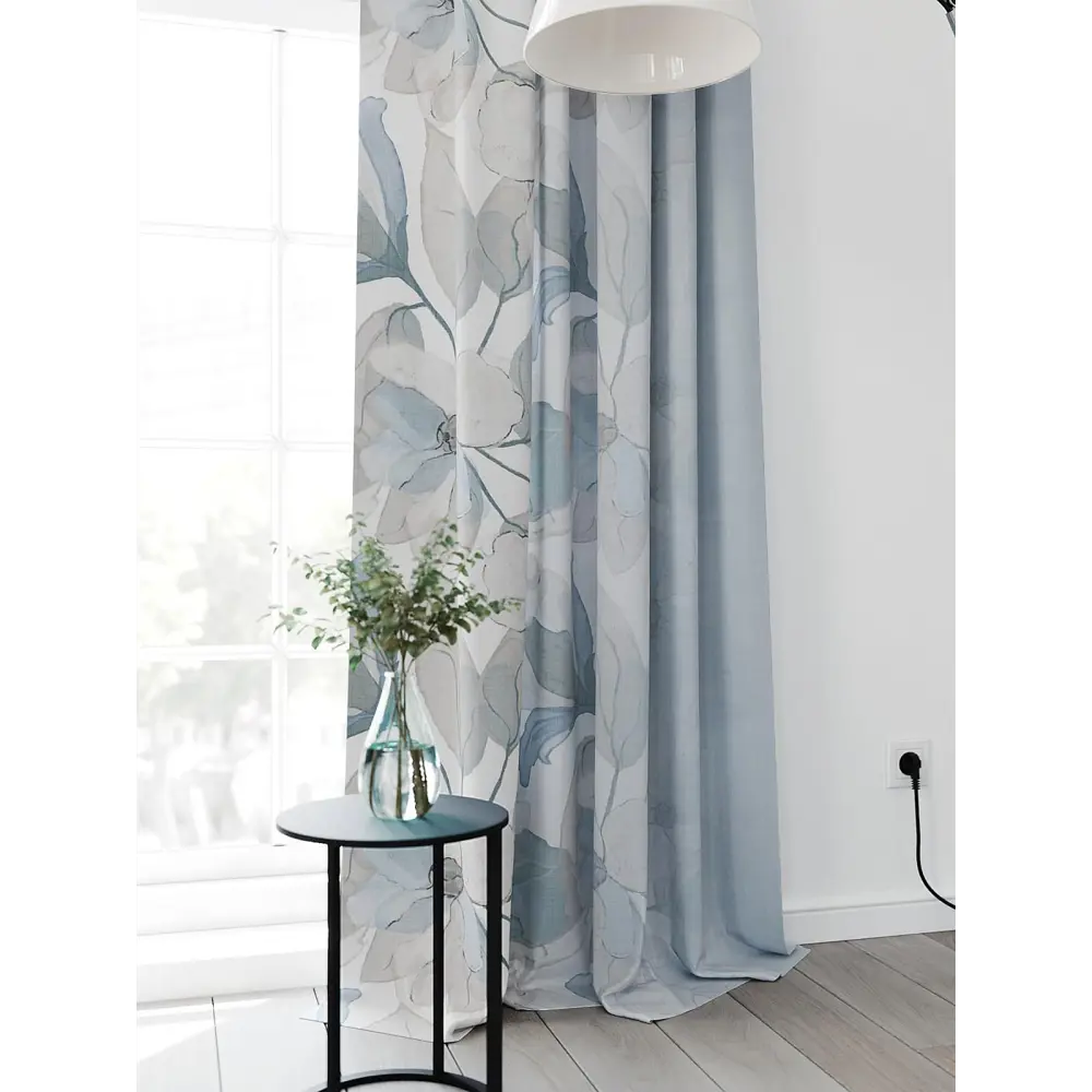 Фото 4 Комплект штор на шторной ленте Comfy Way Мирноу 150x300 см цвет бежевый Фото 4 Комплект штор на шторной ленте Comfy Way Мирноу 150x300 см цвет бежевый