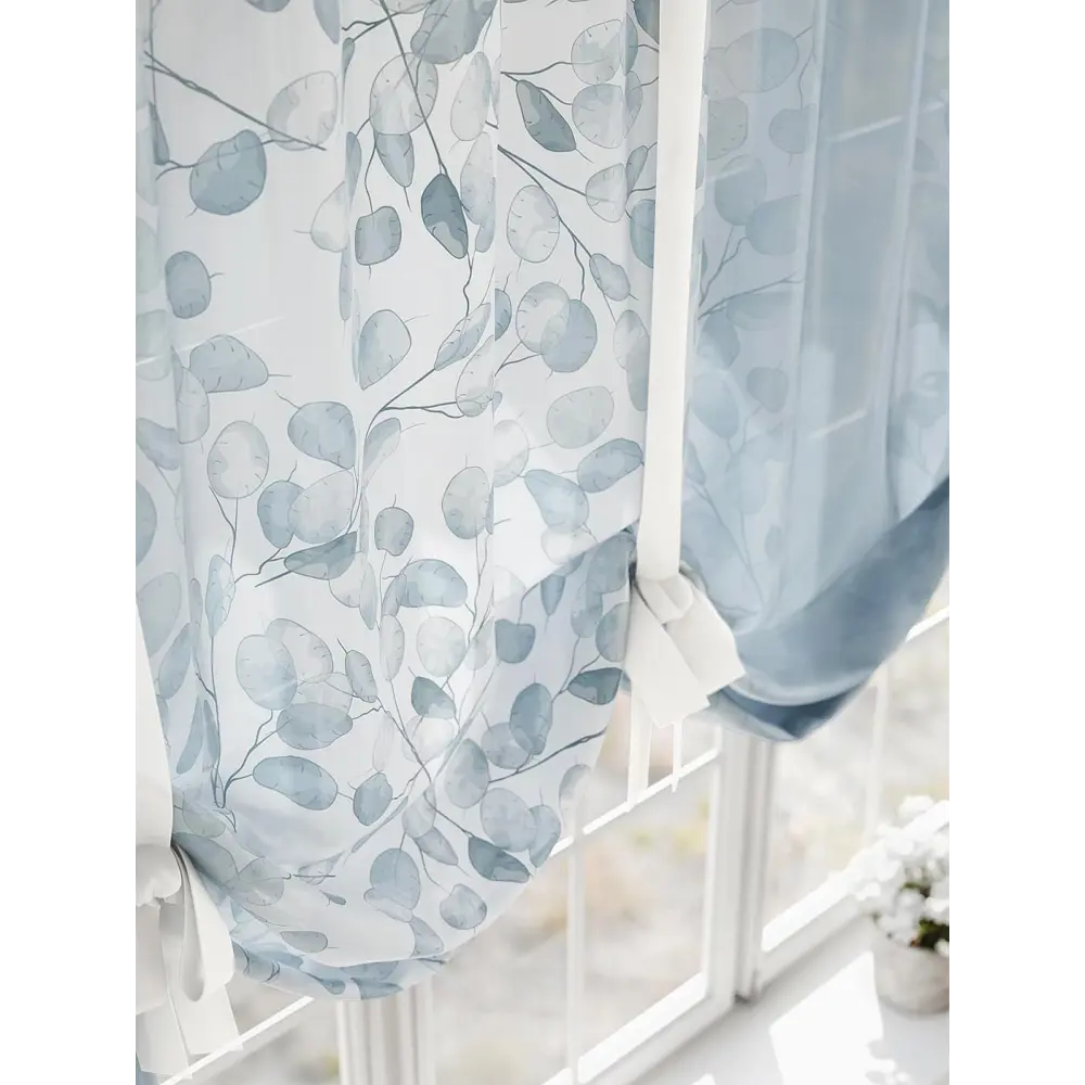 Фото 3 Тюль на шторной ленте Comfy Way Рилионт 300x155 см цвет синий Фото 3 Тюль на шторной ленте Comfy Way Рилионт 300x155 см цвет синий