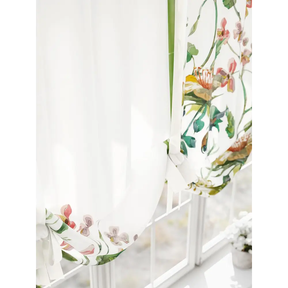 Фото 3 Тюль на шторной ленте Comfy Way Руморис 300x155 см цвет белый Фото 3 Тюль на шторной ленте Comfy Way Руморис 300x155 см цвет белый