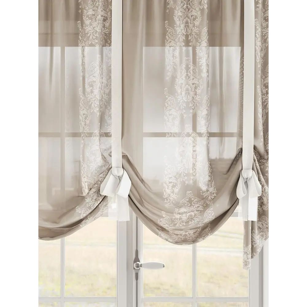 Фото 3 Тюль австрийская на ленте Comfy Way Ринвиарс 300x155 см цвет бежевый Фото 3 Тюль австрийская на ленте Comfy Way Ринвиарс 300x155 см цвет бежевый