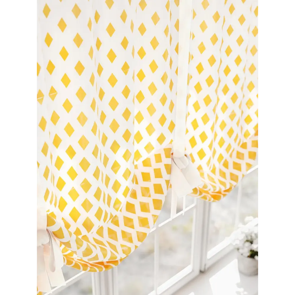 Фото 4 Тюль на шторной ленте Comfy Way Рианфис 300x155 см цвет оранжевый Фото 4 Тюль на шторной ленте Comfy Way Рианфис 300x155 см цвет оранжевый