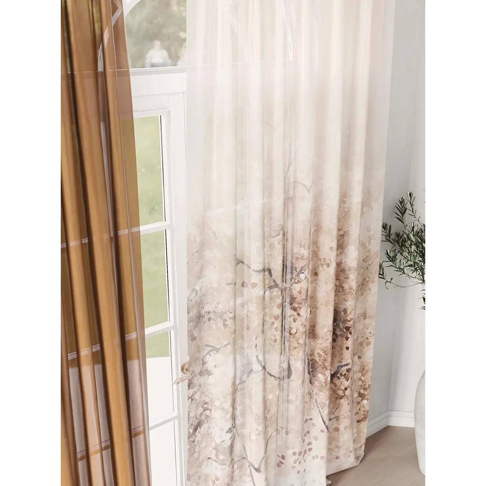 Фото 5 Комплект штор на шторной ленте Comfy Way Тенмиал 150x250 см цвет серый Фото 5 Комплект штор на шторной ленте Comfy Way Тенмиал 150x250 см цвет серый