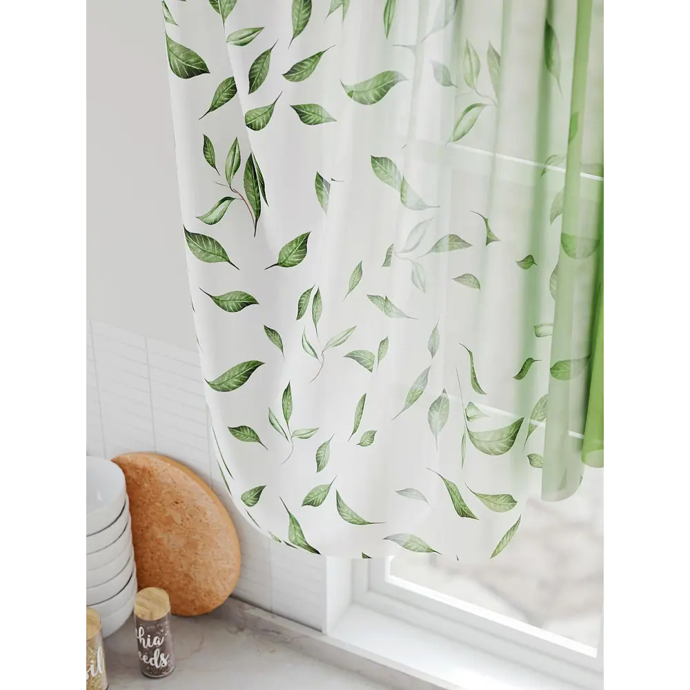 Фото 4 Тюль на шторной ленте Comfy Way Рилафирс 300x130 см цвет белый Фото 4 Тюль на шторной ленте Comfy Way Рилафирс 300x130 см цвет белый