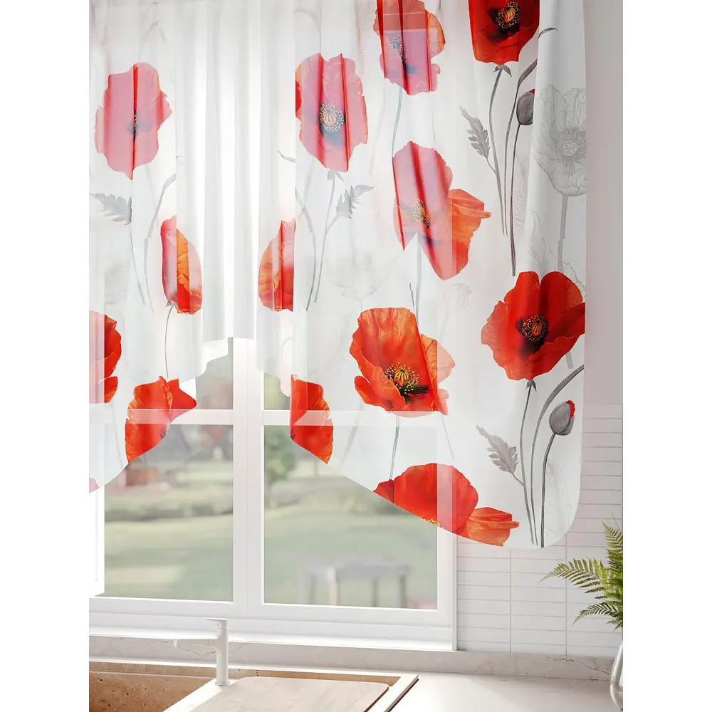 Фото 7 Тюль на шторной ленте Comfy Way Манкрес 300x130 см цвет белый Фото 7 Тюль на шторной ленте Comfy Way Манкрес 300x130 см цвет белый